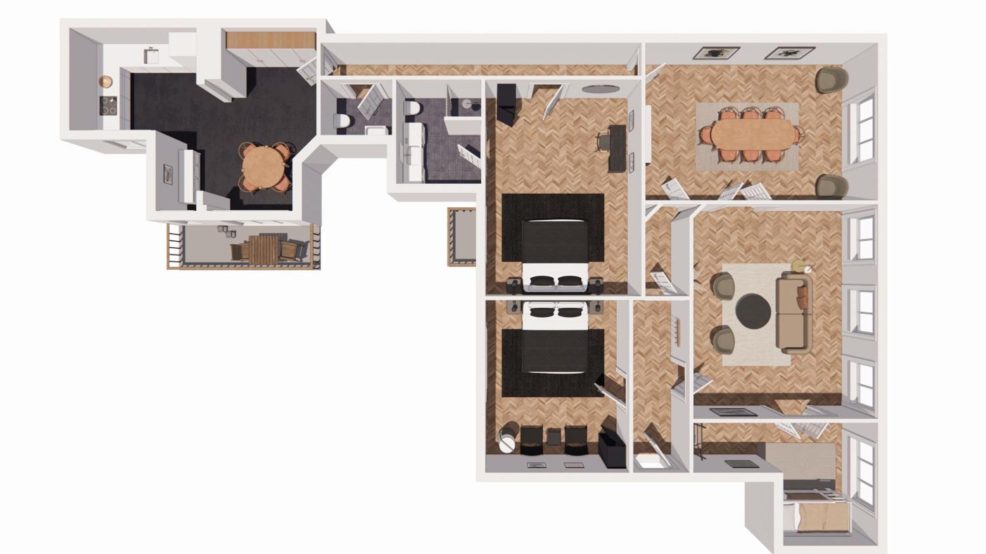 3 Bedroom Apartment In Lovely Area København Eksteriør bilde